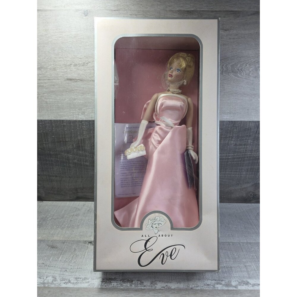 Susan Wakeen 2000 All About Eve Premiere 16" Doll Pink Satin Dress In Box b199